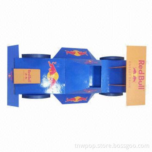 Cardboard Display Model for Red-bull, Eye Catching Way to Advertise Brand and Products